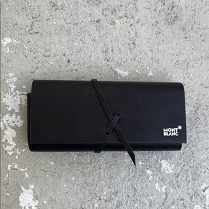 Montblanc Black faux leather case